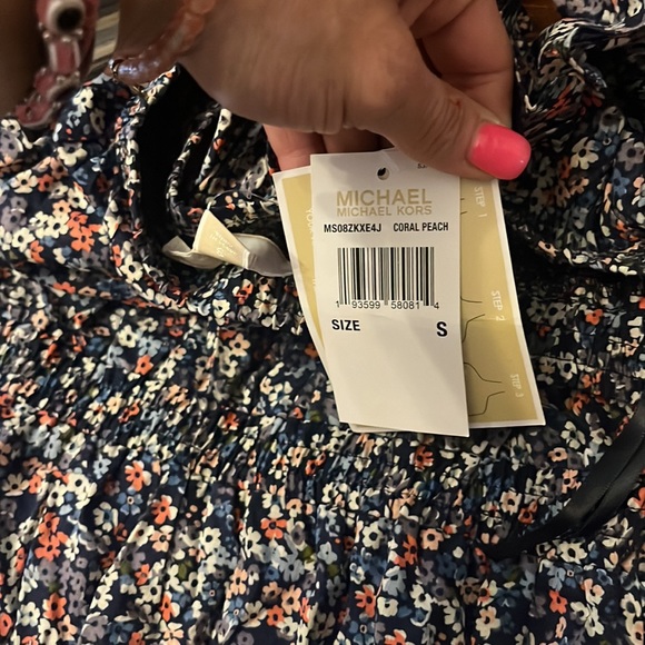 new Michael kors summer dress floral print size small - Picture 5 of 5